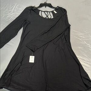 Mudd Black Long Sleeve Dress